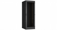 TLK TFI-2460-P-R-BK Дверь одностворчатая перфорированная на раме с замком и петлями для шкафа