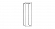 TLK TRK-425510-R-GY Монтажная стойка двухрамная раздвижная 19", 42U, Ш550xВ1995xГ(600-1000) мм