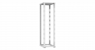 TLK TRD-476080-R-GY Монтажная стойка двухрамная с разборной рамой 19", 47U, Ш600xВ2217xГ800мм