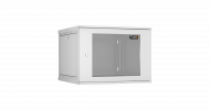 TLK TWI-096060-R-G-GY Настенный разборный шкаф 19", 9U, стеклянная дверь, Ш600хВ436хГ600мм
