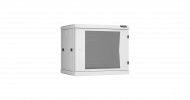 TLK TWC-096045-R-G-GY Настенный разборный шкаф 19", 9U, стеклянная дверь, Ш600хВ503хГ450мм