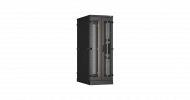 TLK TFA-336080-WMWM-BK Напольный шкаф 19", 33U, двухстворчатые перфорированные двери