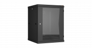 TLK TWC-156060-R-G-BK Настенный разборный шкаф 19", 15U, стеклянная дверь, Ш600хВ770хГ600мм