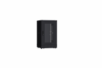 TLK TFR-186080-WMMM-R2-BK Напольный шкаф 19", 18U, дверь двухстворчатая перфорированая и металлическая