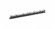 TLK TLK-OV70-33U-GY Органайзер кабельный вертикальный, 33U, для шкафов шириной 800мм