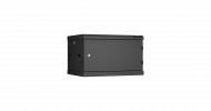 TLK TWC-066045-R-M-BK Настенный разборный шкаф 19", 6U, металлическая дверь, Ш600хВ370хГ450мм