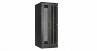 TLK TFA-428080-WHWH-BK Напольный шкаф 19", 42U, перфорированные двухстворчатые двери