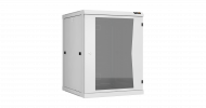 TLK TWC-156060-R-G-GY Настенный разборный шкаф 19", 15U, стеклянная дверь, Ш600хВ770хГ600мм