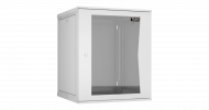 TLK TWI-156060-R-G-GY Настенный разборный шкаф 19", 15U, стеклянная дверь, Ш600хВ703хГ600мм
