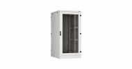 TLK TFA-338010-GMMM-GY Напольный шкаф 19", 33U, стеклянная дверь, боковые цельнометаллические стенки