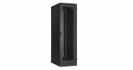 TLK TFA-426010-PMWM-BK Напольный шкаф 19", 42U, двери перфорированные, одностворчатая и двустворчатая