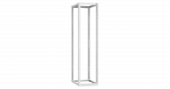 TLK TRK-475510-R-GY Монтажная стойка двухрамная раздвижная 19", 47U, Ш550xВ2220xГ(600 -1000) мм