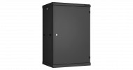 TLK TWC-186045-R-M-BK Настенный разборный шкаф 19", 18U, металлическая дверь, Ш600хВ904хГ450мм