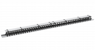 TLK TLK-OV70-47U-GY Органайзер кабельный вертикальный, 47U, для шкафов шириной 800мм