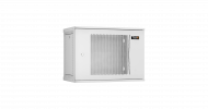 TLK TWI-096035-R-P-GY Настенный разборный шкаф 19", 9U, перфорированная дверь, Ш600хВ436хГ350мм