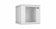 TLK TWI-126060-R-P-GY Настенный разборный шкаф 19", 12U, перфорированная дверь, Ш600хВ569хГ600мм