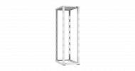 TLK TRD-426010-R-GY Монтажная стойка двухрамная с разборной рамой 19", 42U, Ш600xВ1995xГ1000мм