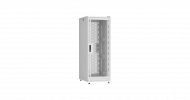 TLK TFR-428080-GMWM-R2-GY Напольный шкаф 19", 42U, дверь со стеклом и двустворчатая перфорированная