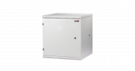 TLK TWM-126060-M-GY Настенный двухсекционный шкаф 19", 12U, металлическая дверь