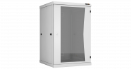 TLK TWC-186060-R-G-GY Настенный разборный шкаф 19", 18U, стеклянная дверь, Ш600хВ904хГ600мм