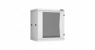 TLK TWC-126045-R-G-GY Настенный разборный шкаф 19", 12U, стеклянная дверь, Ш600хВ636хГ450мм