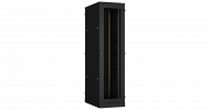 TLK TFA-476080-GHWH-BK Напольный шкаф 19", 47U, дверь со вставкой из стекла