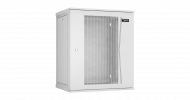 TLK TWI-156045-R-P-GY Настенный разборный шкаф 19", 15U, перфорированная дверь, Ш600хВ703хГ450мм