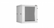 TLK TWC-126060-R-G-GY Настенный разборный шкаф 19", 12U, стеклянная дверь, Ш600хВ636хГ600мм