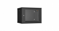 TLK TWI-096045-R-G-BK Настенный разборный шкаф 19", 9U, стеклянная дверь, Ш600хВ436хГ450мм