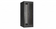 TLK TFA-428010-WPWP-BK Напольный шкаф 19", 42U, двухстворчатые перфорированные двери