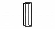 TLK TRK-425510-R-BK Монтажная стойка двухрамная раздвижная 19", 42U, Ш550xВ1995xГ(600-1000) мм