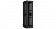 TLK TFA-476010-GEPE-BK Напольный шкаф 19", 47U, перфорированные двухуровневые стенки