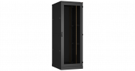 TLK TFA-428010-GHMH-BK Напольный шкаф 19", 42U, стеклянная дверь