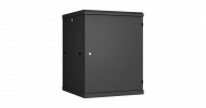TLK TWC-156060-R-M-BK Настенный разборный шкаф 19", 15U, металлическая дверь, Ш600хВ770хГ600мм