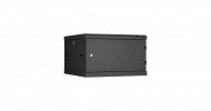 TLK TWC-066060-R-M-BK Настенный разборный шкаф 19", 6U, металлическая дверь, Ш600хВ370хГ600мм