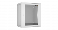 TLK TWI-156045-R-G-GY Настенный разборный шкаф 19", 15U, стеклянная дверь, Ш600хВ703хГ450мм