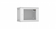 TLK TWI-096035-R-G-GY Настенный разборный шкаф 19", 9U, стеклянная дверь, Ш600хВ436хГ350мм