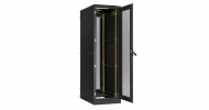 TLK TFA-3380-W-BK Дверь двухстворчатая перфорированная на раме с замком и петлями