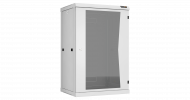 TLK TWC-186045-R-G-GY Настенный разборный шкаф 19", 18U, стеклянная дверь, Ш600хВ904хГ450мм