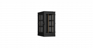TLK TFA-246010-MMMM-BK Напольный шкаф 19", 24U, металлические двери, металлические стенки