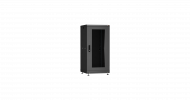 TLK TFI-246060-GMMM-R-BK Напольный шкаф серии Lite II 19", 24U, дверь со стеклом и металлическая