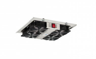 Фотография товара 'TLK TLK-FAN4-TERM-I-GY Вентиляторный блок для шкафов серии TFI-R и TWI-R глубиной от 450 мм'