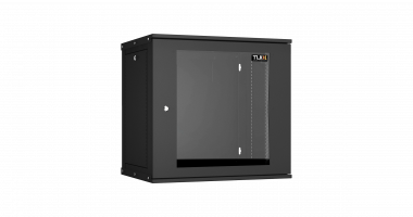 Фотография товара 'TLK TWI-126045-R-G-BK Настенный разборный шкаф 19", 12U, стеклянная дверь, Ш600хВ569хГ450мм'