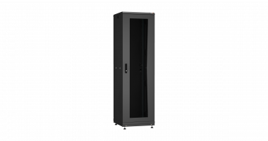 Фотография товара 'TLK TFR-428010-MMMM-R2-BK Напольный шкаф 19", 42U, металлические двери, металлические стенки'