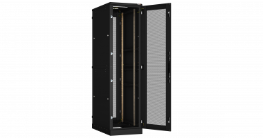 Фотография товара 'TLK TFA-476010-PHPH-BK Напольный шкаф 19", 47U, перфорированные двери'