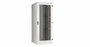 Фотография товара 'TLK TFA-428010-GMMM-GY Напольный шкаф 19", 42U, стеклянная дверь'