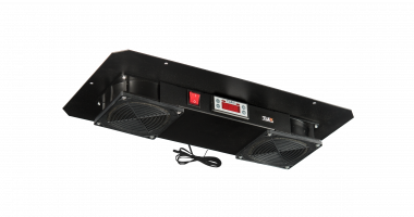 Фотография товара 'TLK TLK-FAN2-TERM-I-BK Вентиляторный блок для шкафов серии TFI-R и TWI-R глубиной от 450 мм'