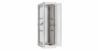 Фотография товара 'TLK TFA-428010-GHMH-GY Напольный шкаф 19", 42U, стеклянная дверь'