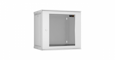 Фотография товара 'TLK TWI-126045-R-G-GY Настенный разборный шкаф 19", 12U, стеклянная дверь, Ш600хВ569хГ450мм'
