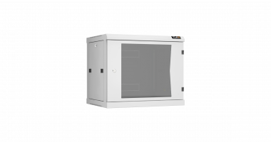 Фотография товара 'TLK TWC-096045-R-G-GY Настенный разборный шкаф 19", 9U, стеклянная дверь, Ш600хВ503хГ450мм'